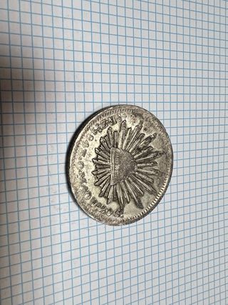 Moneda 8 Reales Mexicanos 1843