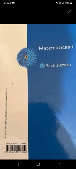 Matemáticas I 1º Bachillerato