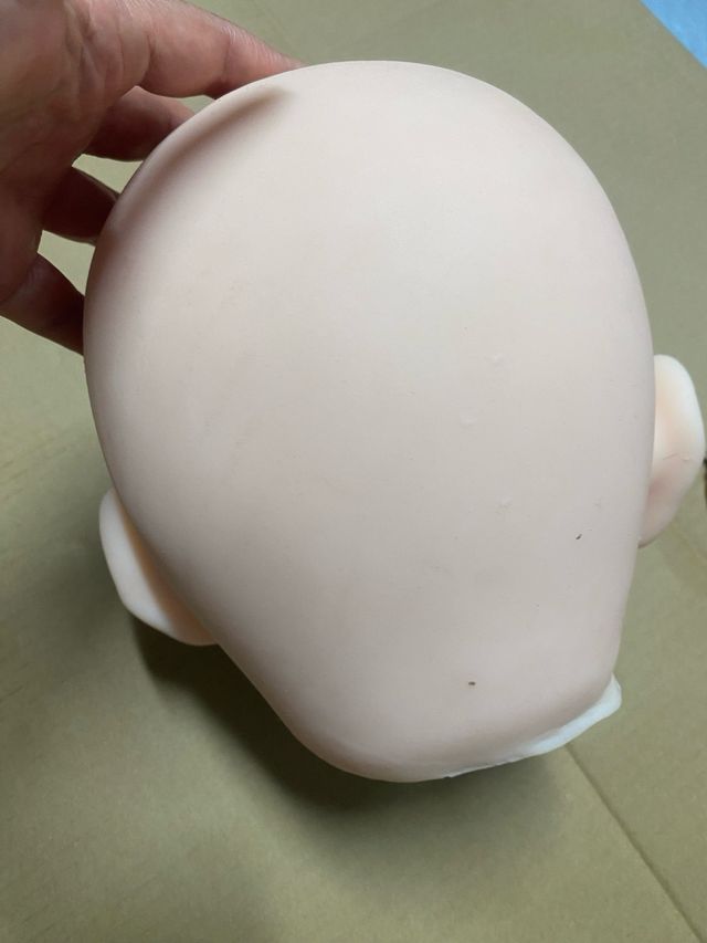 Cabeza de silicona realista mujer