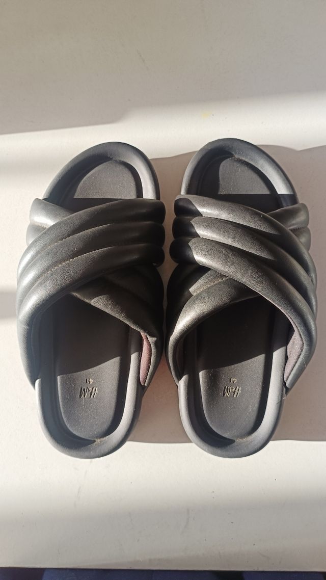 Sandalias H&M Negras Talla 41