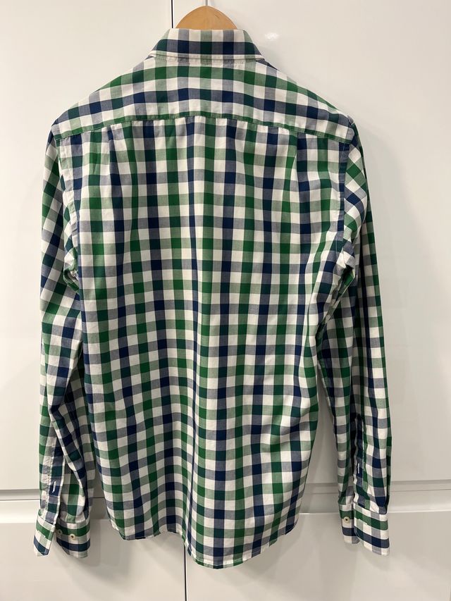 Camisa Purificación García cuadros hombre