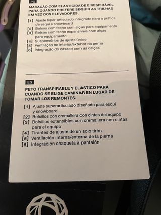 Peto esquí The North Face Summit A-Cad Bib