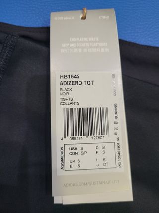 Mallas Adidas Adizero Mujer T. S