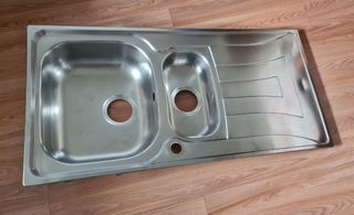 Fregadero TEKA 1y1⁄2 seno con escurridor (100×50)