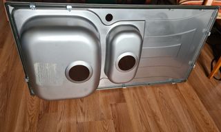 Fregadero TEKA 1y1⁄2 seno con escurridor (100×50)