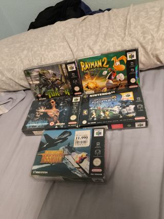 Oferta Lote 4 Juegos Nintendo 64 PAL
