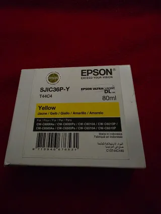 Tóner Epson SJIC36P-Y Amarillo 80ml