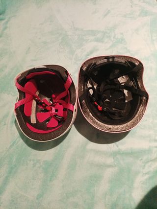 Casco patinaje y bici niña muy nuevos