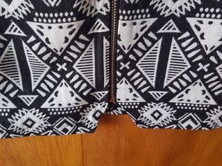 Falda mini estampada geométrica