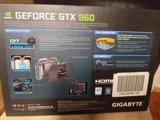 Tarjeta Gráfica Gigabyte Nvidia GTX 960 OC