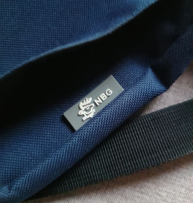 Borsello NBG blu uomo - 23x16 cm