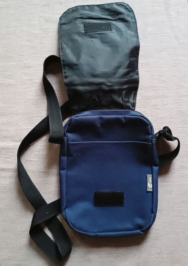 Borsello NBG blu uomo - 23x16 cm