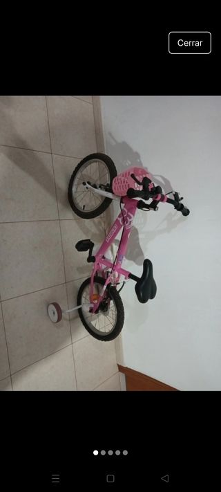 Bicicleta infantil rosa