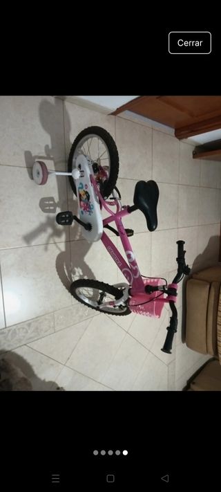 Bicicleta infantil rosa