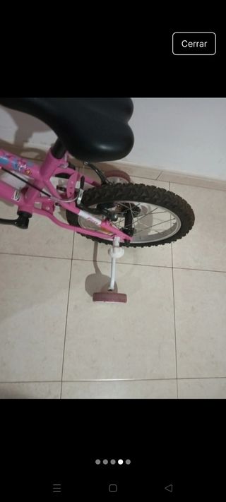 Bicicleta infantil rosa
