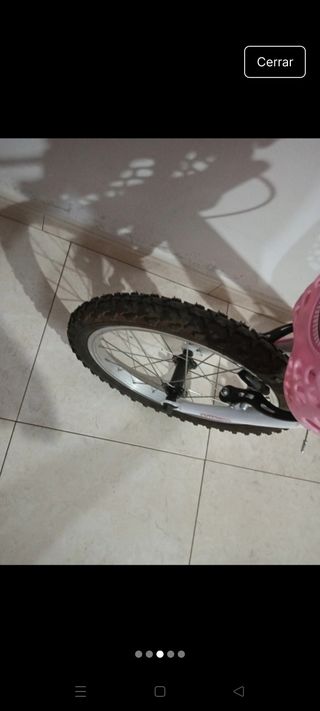 Bicicleta infantil rosa
