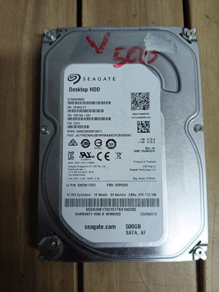 Disco Duro Seagate Barracuda 500 GB