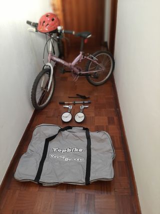 Bicicleta plegable Topbike 6-10 años
