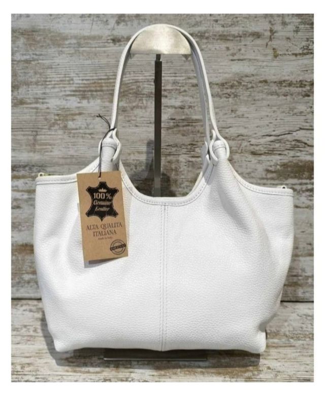 Bolso “Luna” mediano de piel genuina – elegante