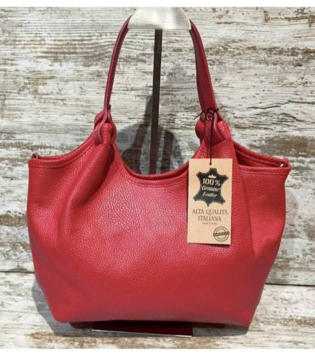 Bolso “Luna” mediano de piel genuina – elegante