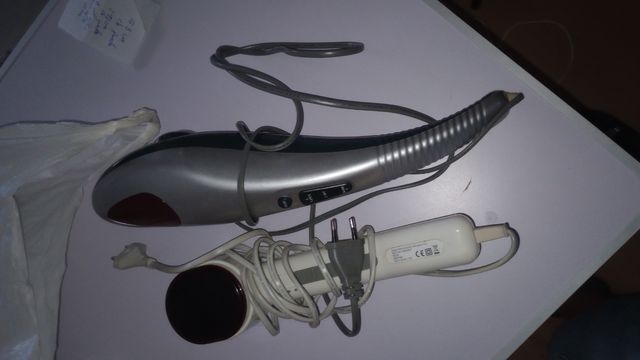 2 Masajeadores Vibratorios (1 con inflador)