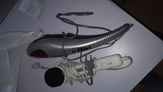 2 Masajeadores Vibratorios (1 con inflador)
