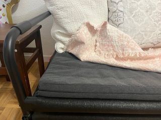 Divano letto grigio Ikea Hammarn