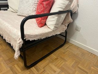 Divano letto grigio Ikea Hammarn