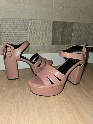 Tacones Rosa Plataforma