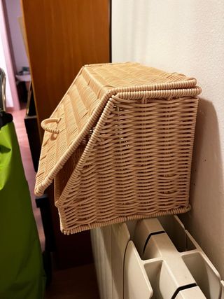 Cajón mimbre pan/varios usos