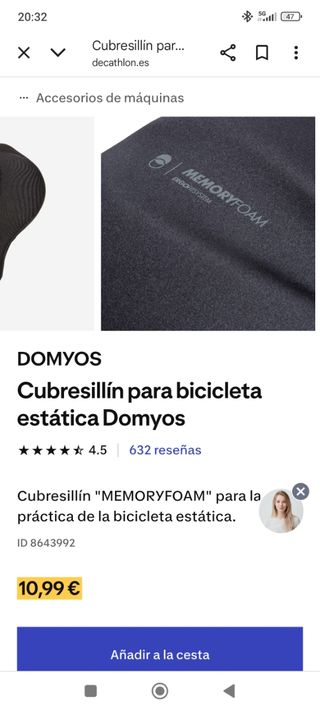 Bici Estática Plegable Siluet y regalo cubresillin
