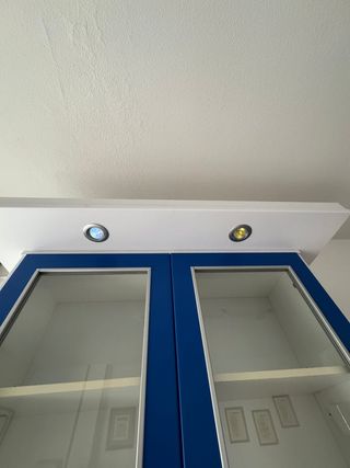 Mueble de Almacenamiento Azul y Blanco