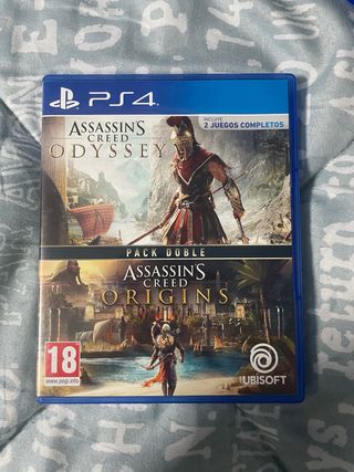 Pack Doble PS4: Assassin's Creed Odyssey y Origins