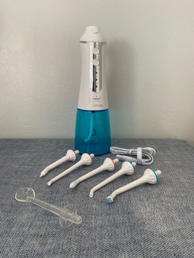 Irrigador Bucal TUREWELL Azul y Blanco