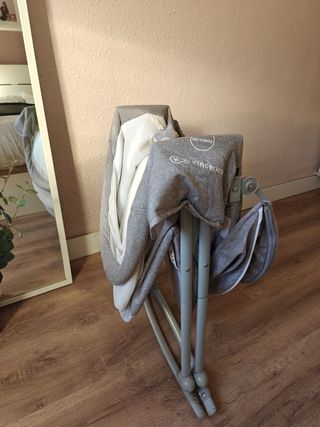 Cuna colecho plegable + colchón viscoelástico