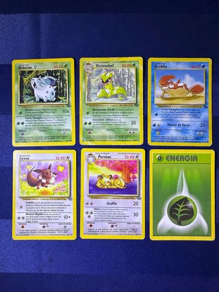 Lotto Carte Pokemon Jungle