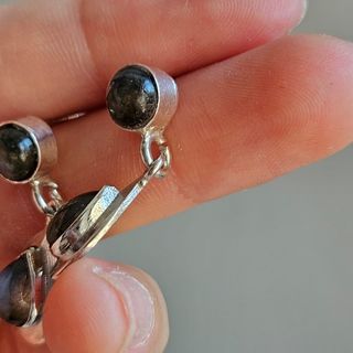 Pendientes Plata 925 con Labradorita