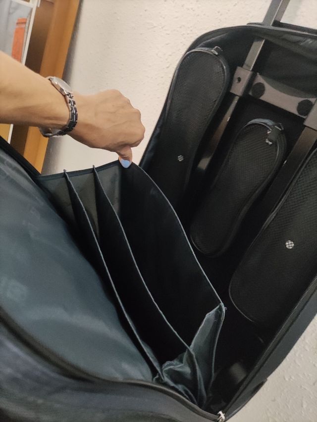 Maleta ejecutiva con ruedas y departamentos