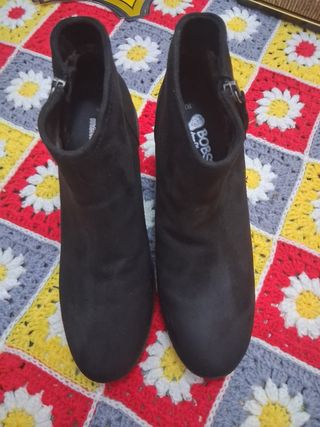 Botines Skechers  Negros   40 27 cm 