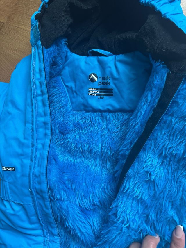 Traje de nieve para niño azul