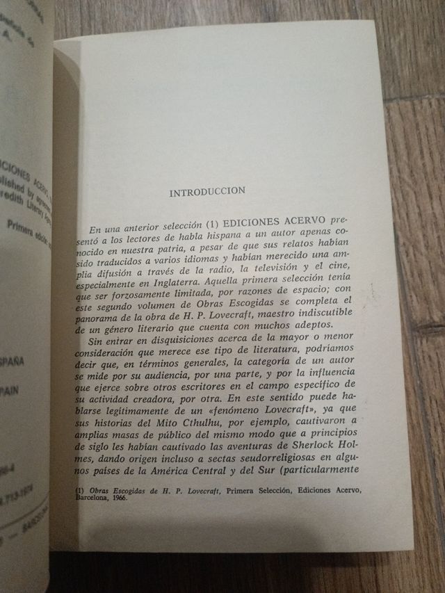 Obras selectas de H. P. Lovecraft (dos tomos)