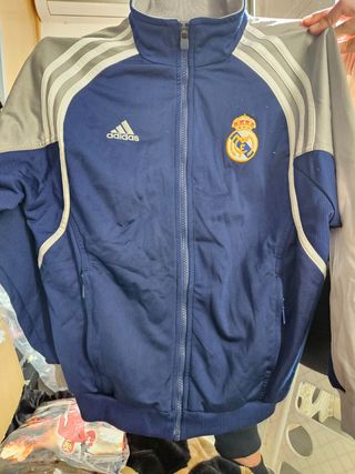 Chándal Real Madrid Retro Adidas Azul/Gris