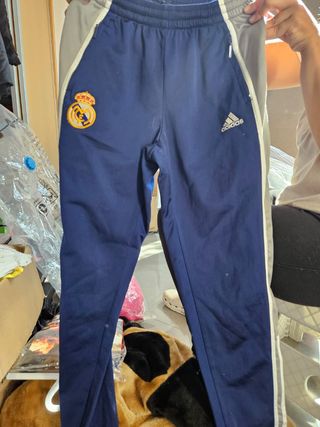 Chándal Real Madrid Retro Adidas Azul/Gris