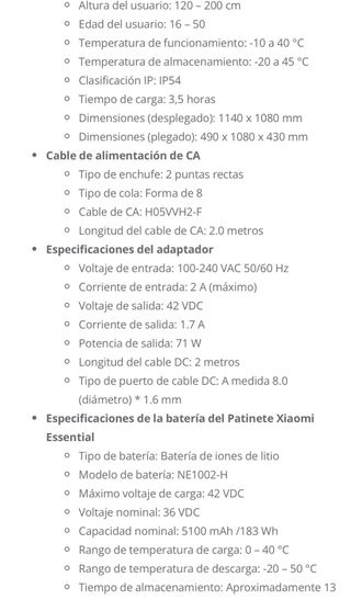 Patinete Eléctrico Xiaomi Mi Essential