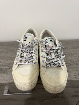 Scarpe Adidas Platform Multicolor Bianche