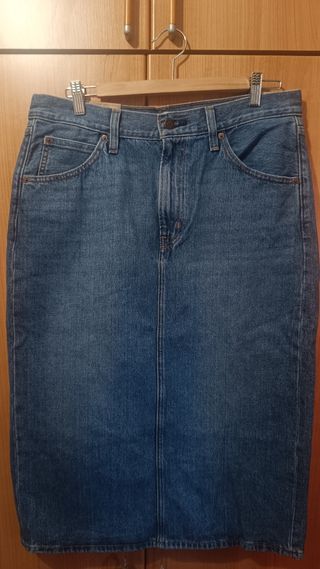 Falda vaquera Levi's azul