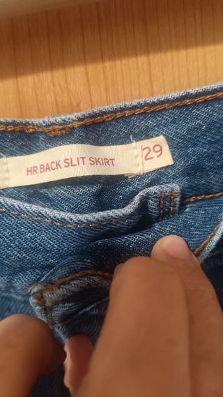 Falda vaquera Levi's azul