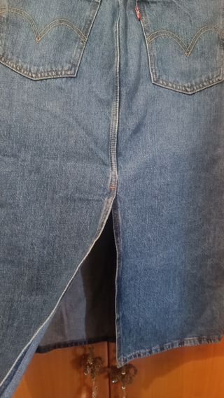 Falda vaquera Levi's azul