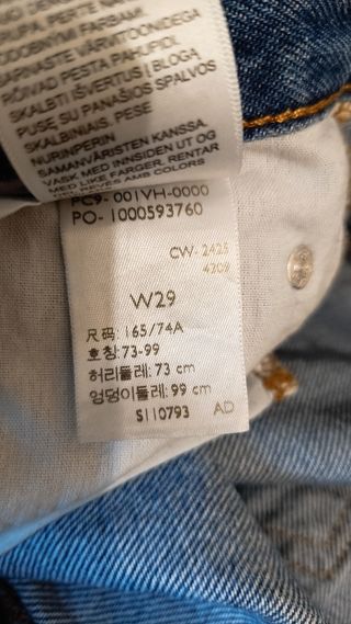 Falda vaquera Levi's azul