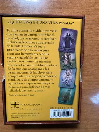 Cartas Oráculo Vidas Pasadas Doreen Virtue